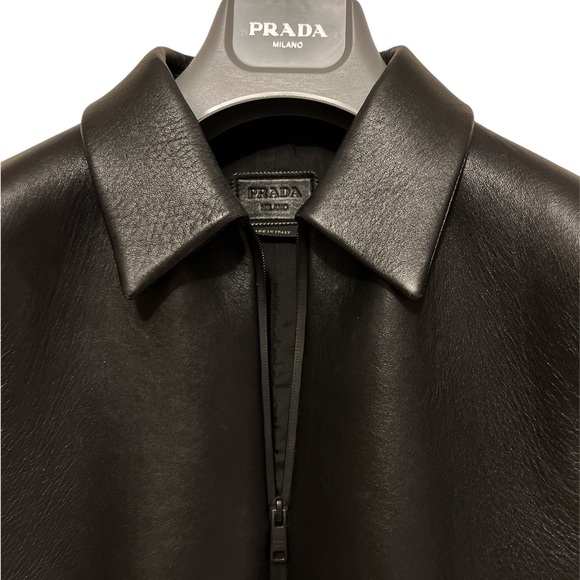 PRADA leather jacket. - Picture 4 of 6